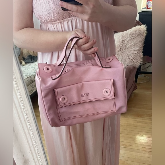 Matt and Nat Light Pink Clutch Handbag Purse - Picture 4 of 5